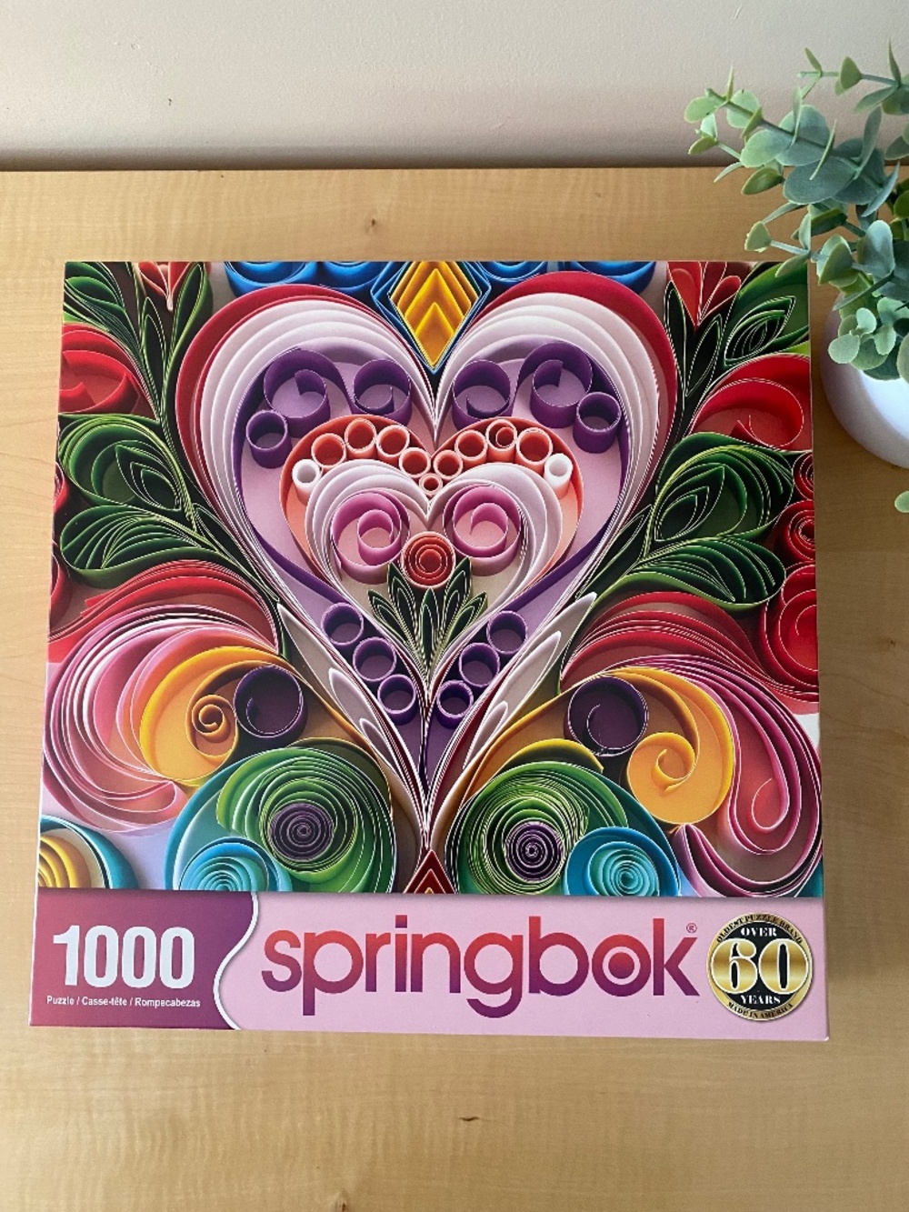 PAPER HEARTS PUZZLE - 1000 PIECES